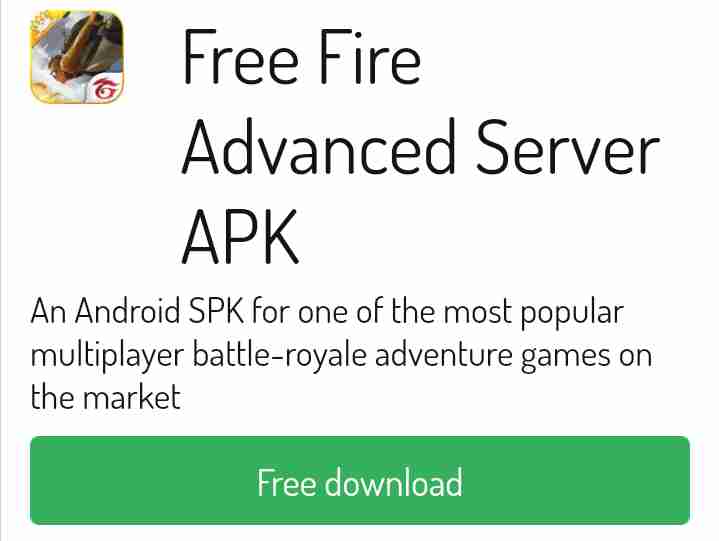 Know why you need to download FF Advance Server